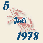 Krebs, 5. Juli 1978.  