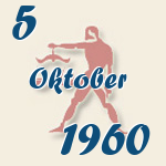 Waage, 5. Oktober 1960.  