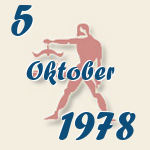 Waage, 5. Oktober 1978.  