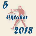Waage, 5. Oktober 2018.  