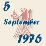 Jungfrau, 5. September 1976.  