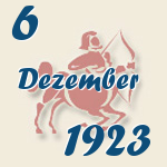 Schütze, 6. Dezember 1923.  