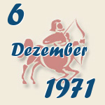 Schütze, 6. Dezember 1971.  