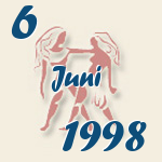 Gemini, 6. Juni 1998.  