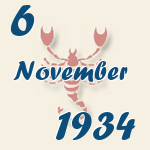Skorpion, 6. November 1934.  