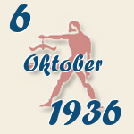 Waage, 6. Oktober 1936.  