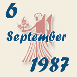 Jungfrau, 6. September 1987.  