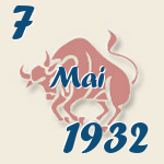 Stier, 7. Mai 1932.  