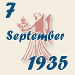 Jungfrau, 7. September 1935.  