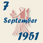 Jungfrau, 7. September 1951.  
