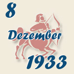 Schütze, 8. Dezember 1933.  