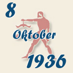 Waage, 8. Oktober 1936.  