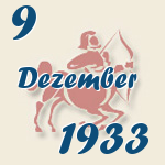 Schütze, 9. Dezember 1933.  