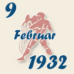 Aquarius, 9. Februar 1932.  