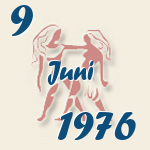 Gemini, 9. Juni 1976.  