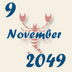 Skorpion, 9. November 2049.  