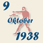 Waage, 9. Oktober 1938.  
