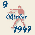 Waage, 9. Oktober 1947.  