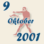 Waage, 9. Oktober 2001.  